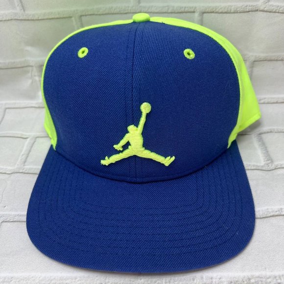 Air Jordan Jumpman‎ Hat Snapback Cap Blue Green Men - Picture 1 of 7